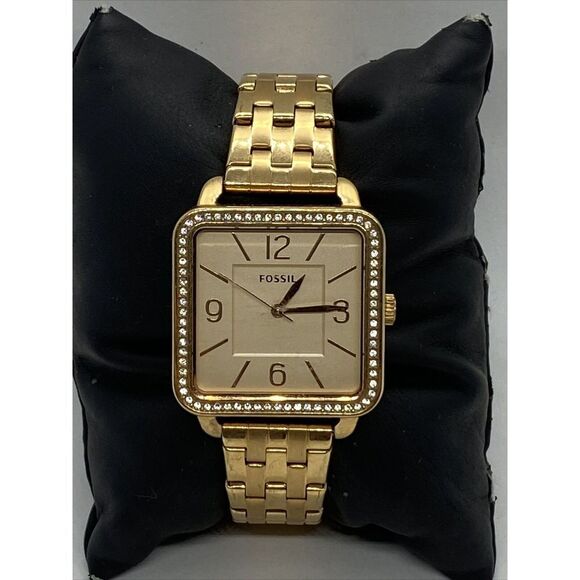 Fossil BQ3366 Women's Rose Gold Stainless Steel Analog Dial Quartz Watch EY218 - Picture 1 of 12